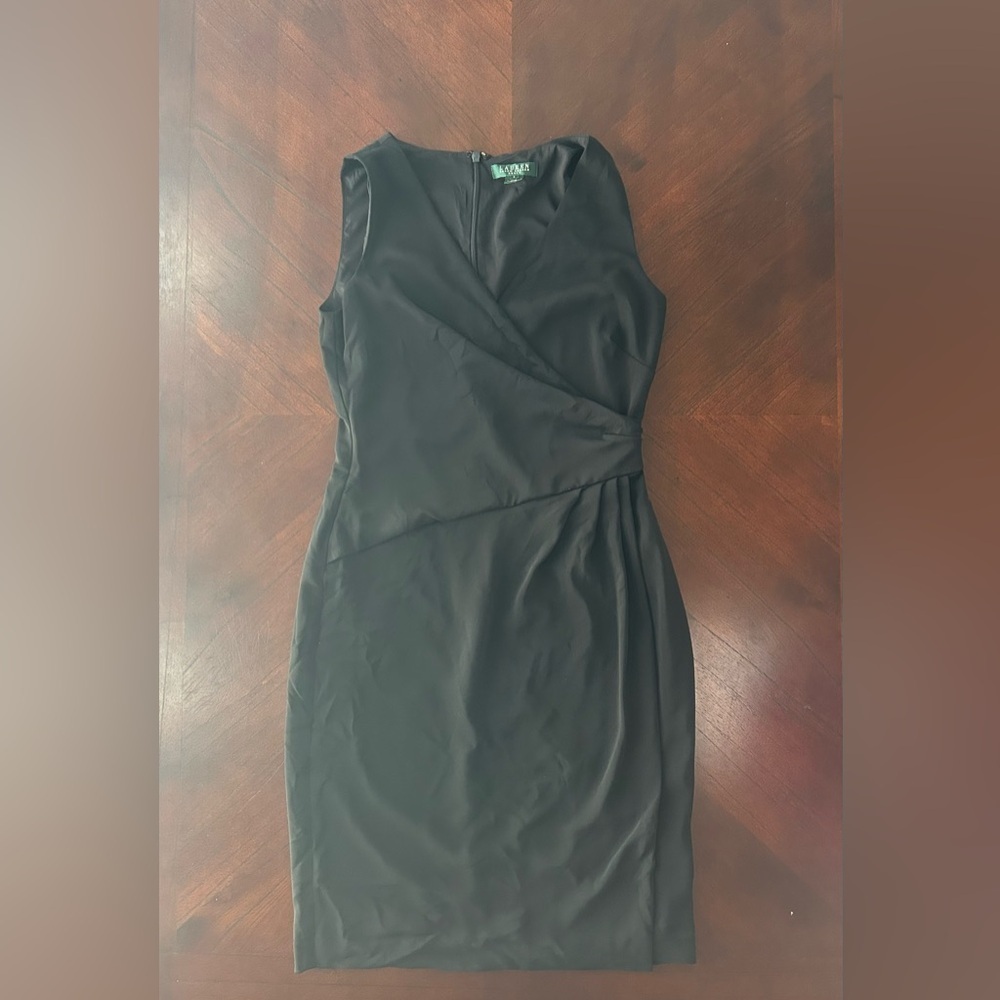 Ralph Lauren Black Midi Dress size 6